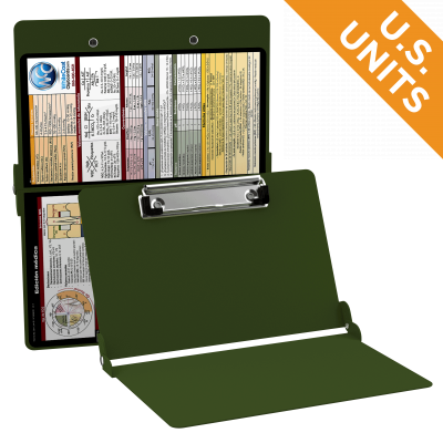  WhiteCoat Clipboard® - Army Green Edición médica